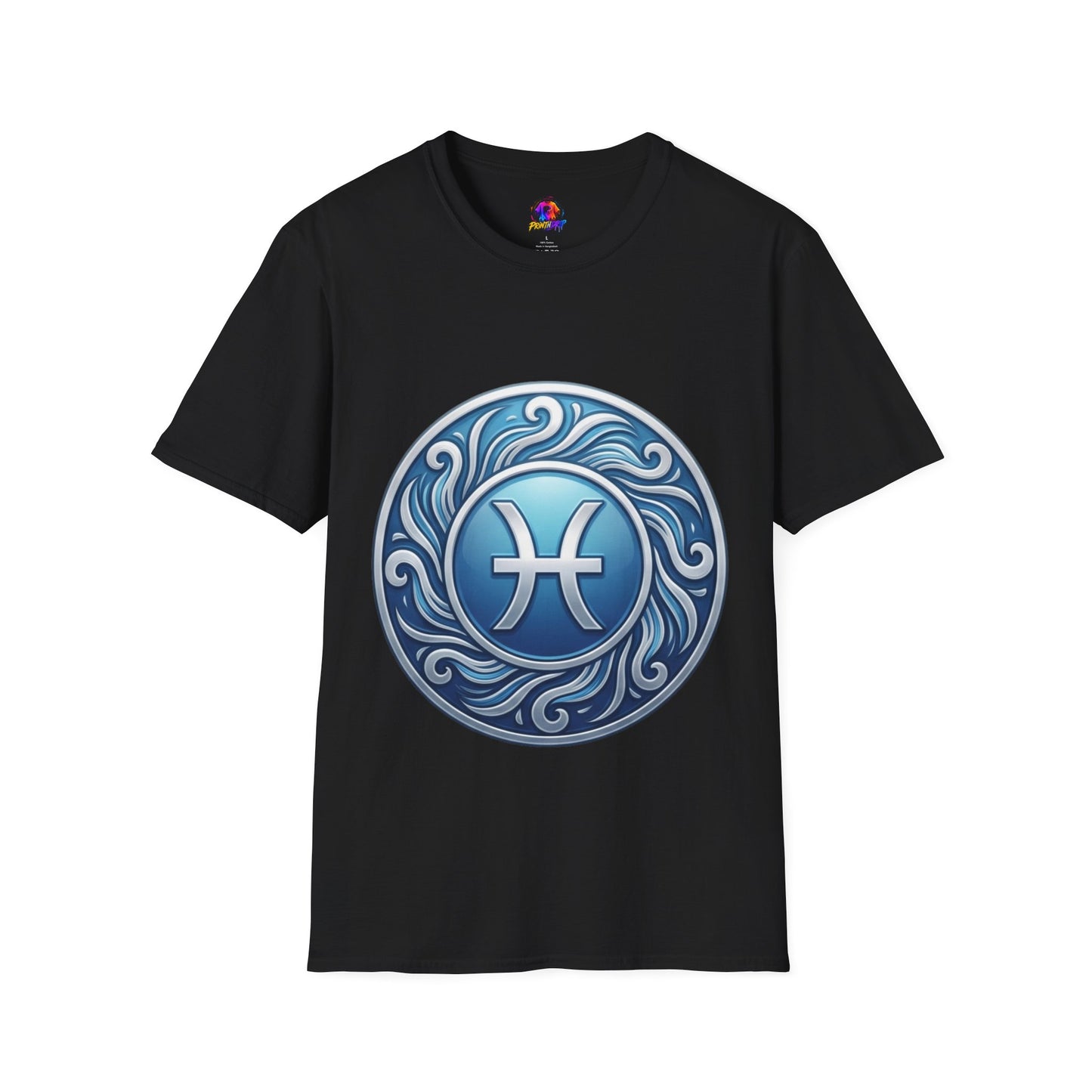 Pisces Zodiac T-Shirt – Blue Water Sign Astrology Tee