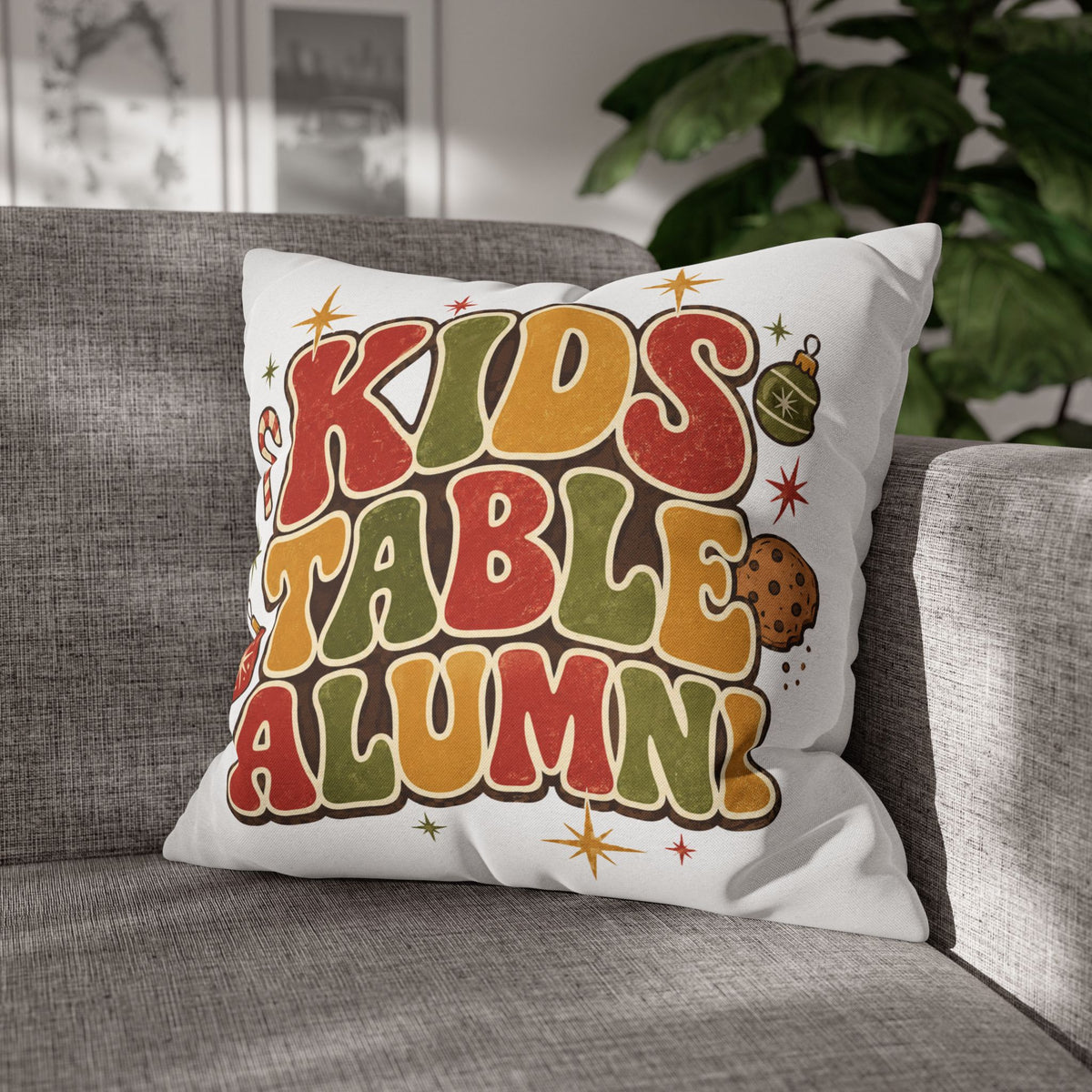 Christmas Kids Table Alumni Holiday Pillowcase