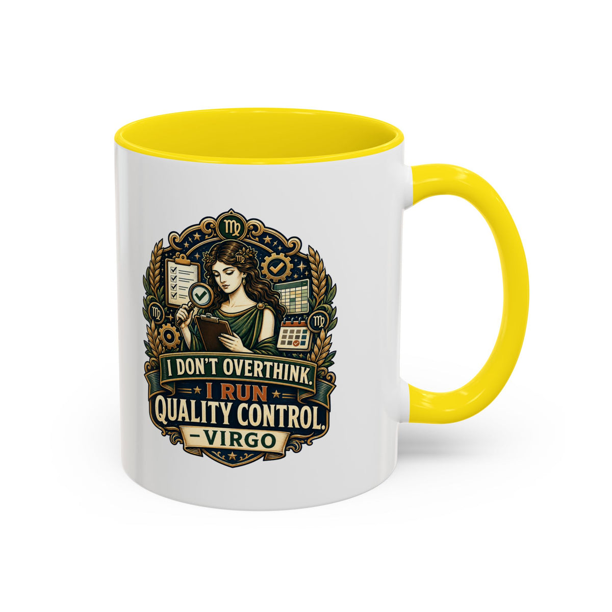 Zodiac Virgo Accent Coffee Mug