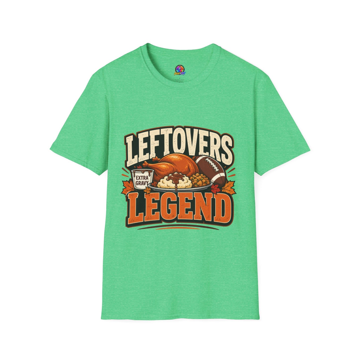 Leftovers Legend T-Shirt — Thanksgiving Football Turkey Graphic Tee