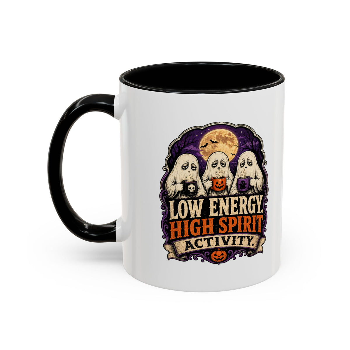 Halloween  Low Energy High Spirit Accent Coffee Mug