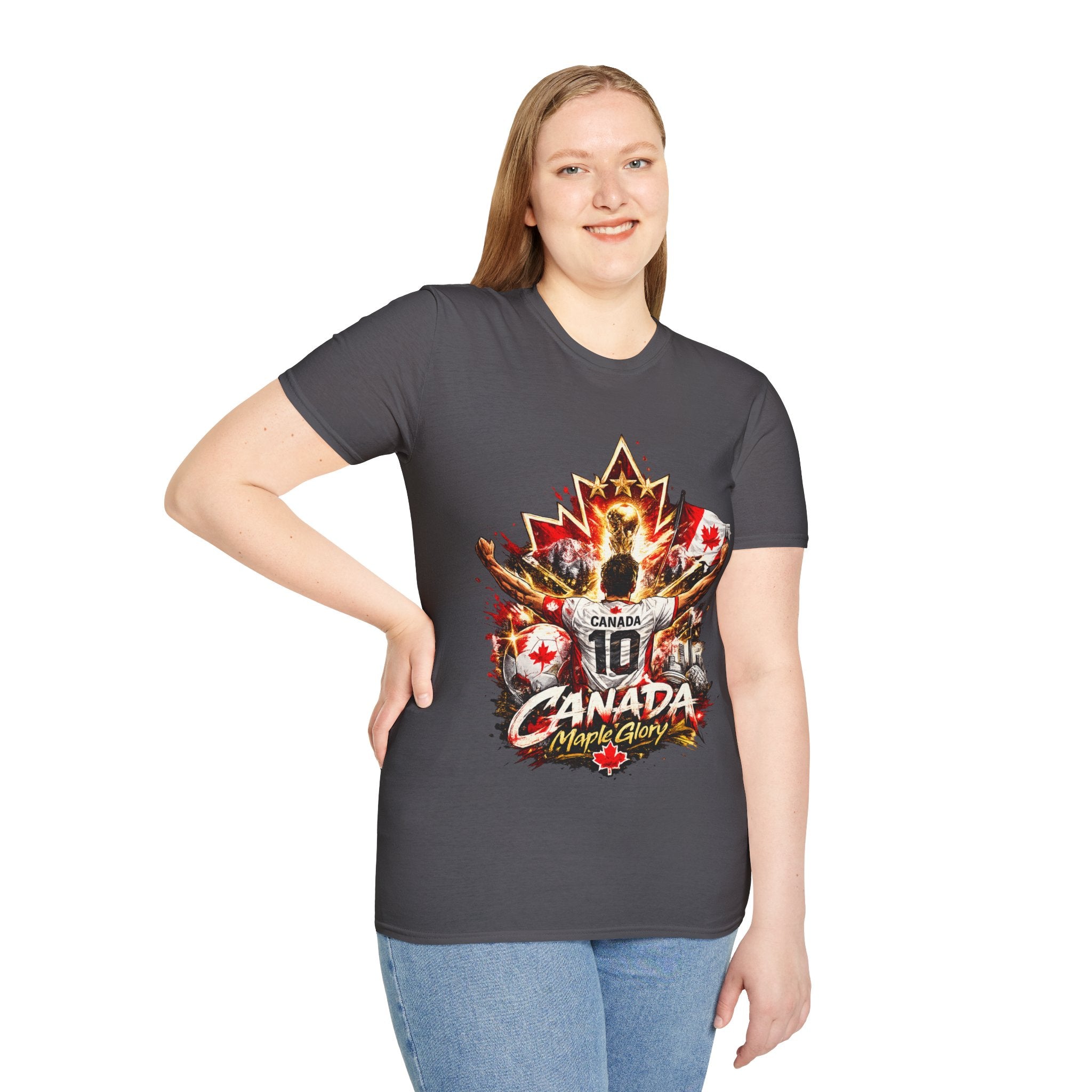 Canada Maple Glory T‑Shirt — Vintage Canadian Maple Leaf Graphic Tee