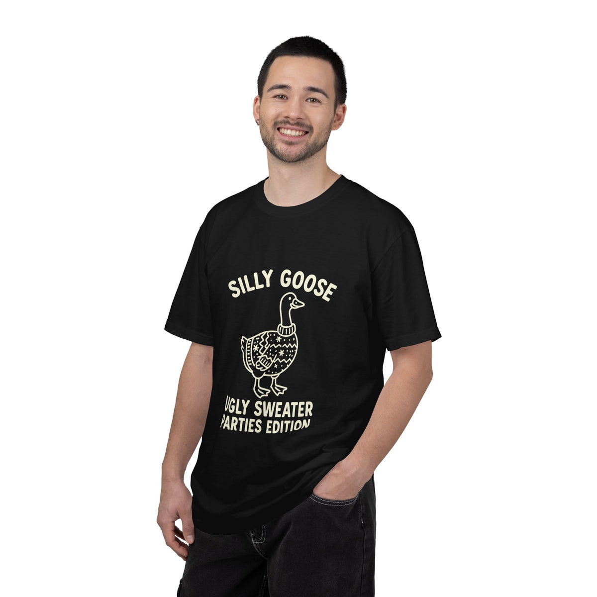 Silly Goose Ugly Sweater Parties Edition T-Shirt - Trending Now - October 2026