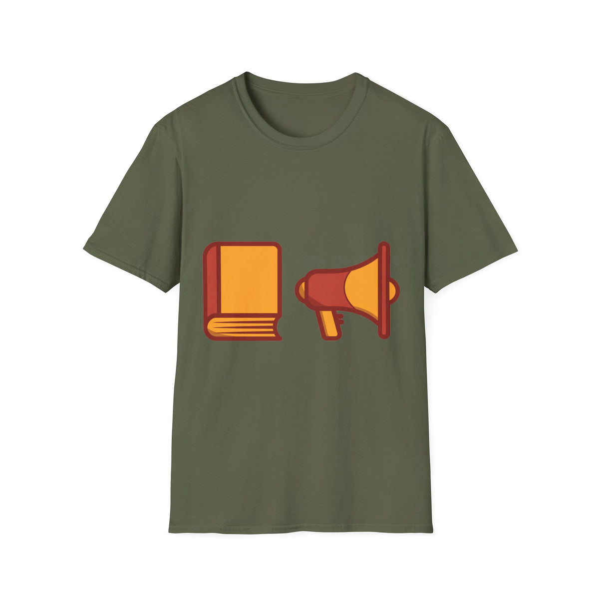 Book & Megaphone T-Shirt — Literary Advocate Tee - Trending Now - September 2026