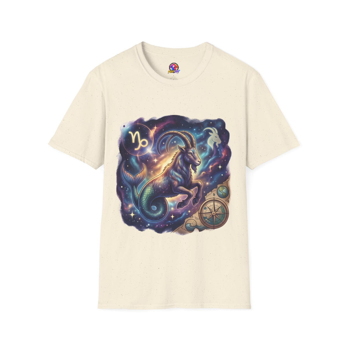 Capricorn Zodiac T-Shirt — Celestial Goat Astrology Tee