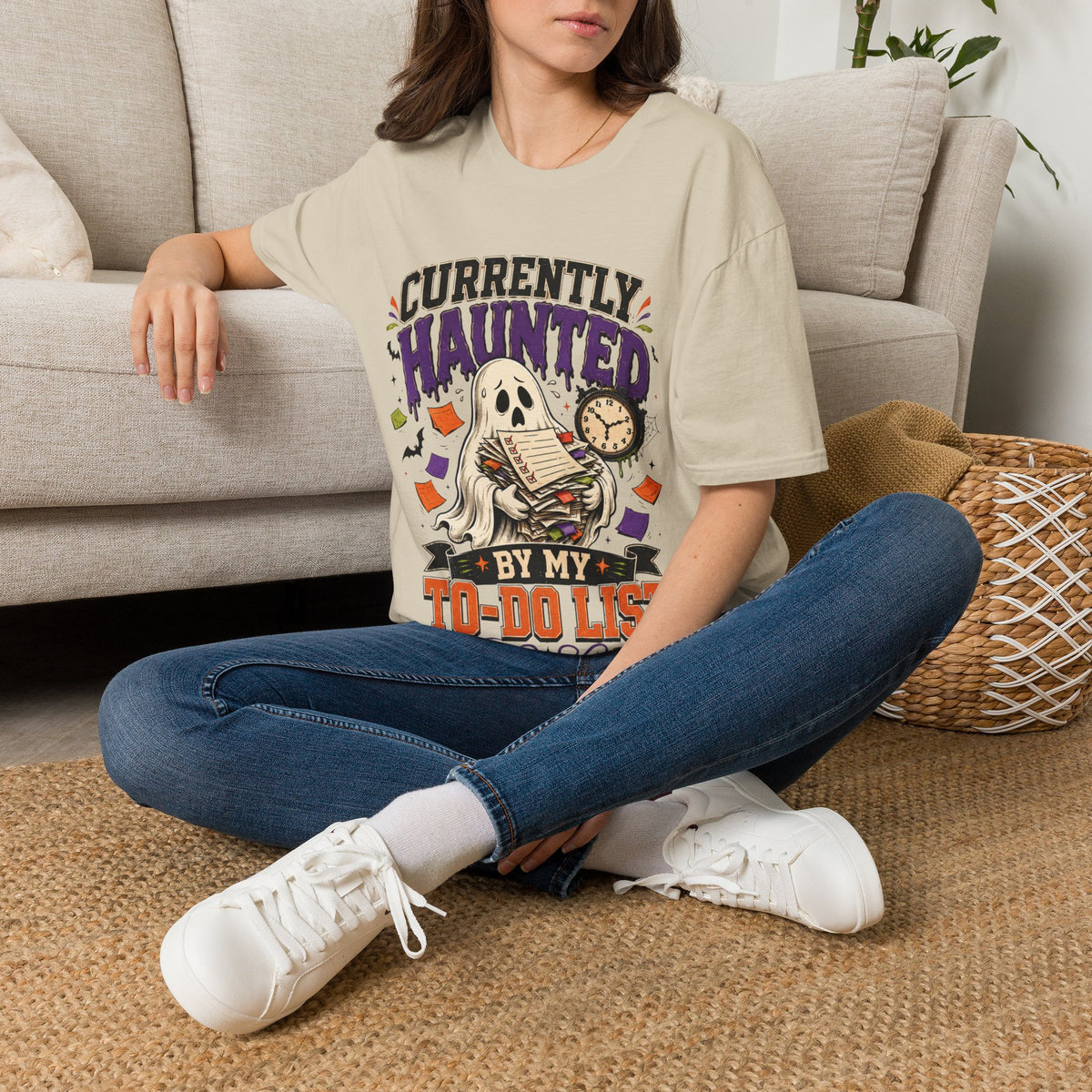 Halloween Currently Haunted Unisex Softstyle T-Shirt