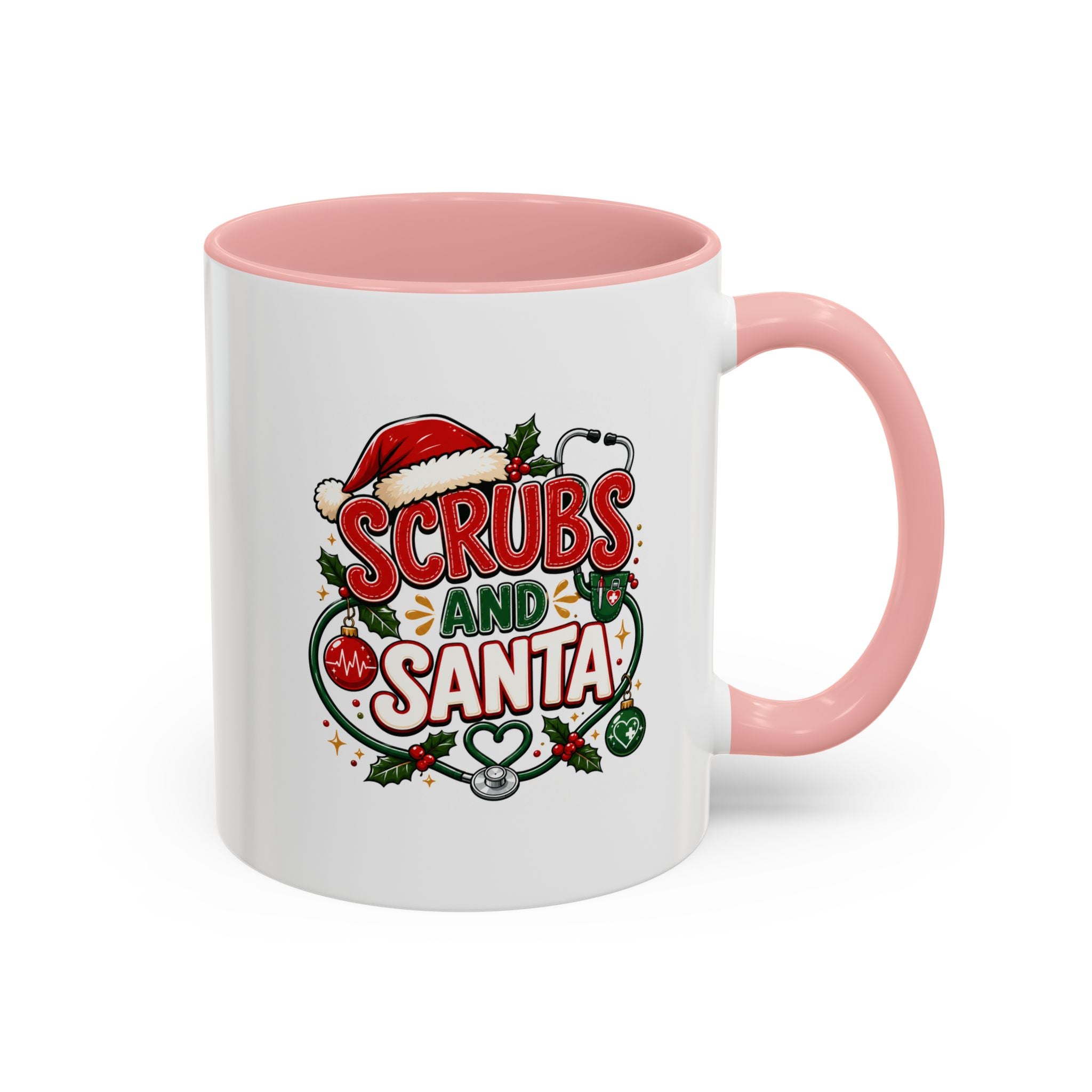 Scrubs and Santa Christmas Coffee Mug