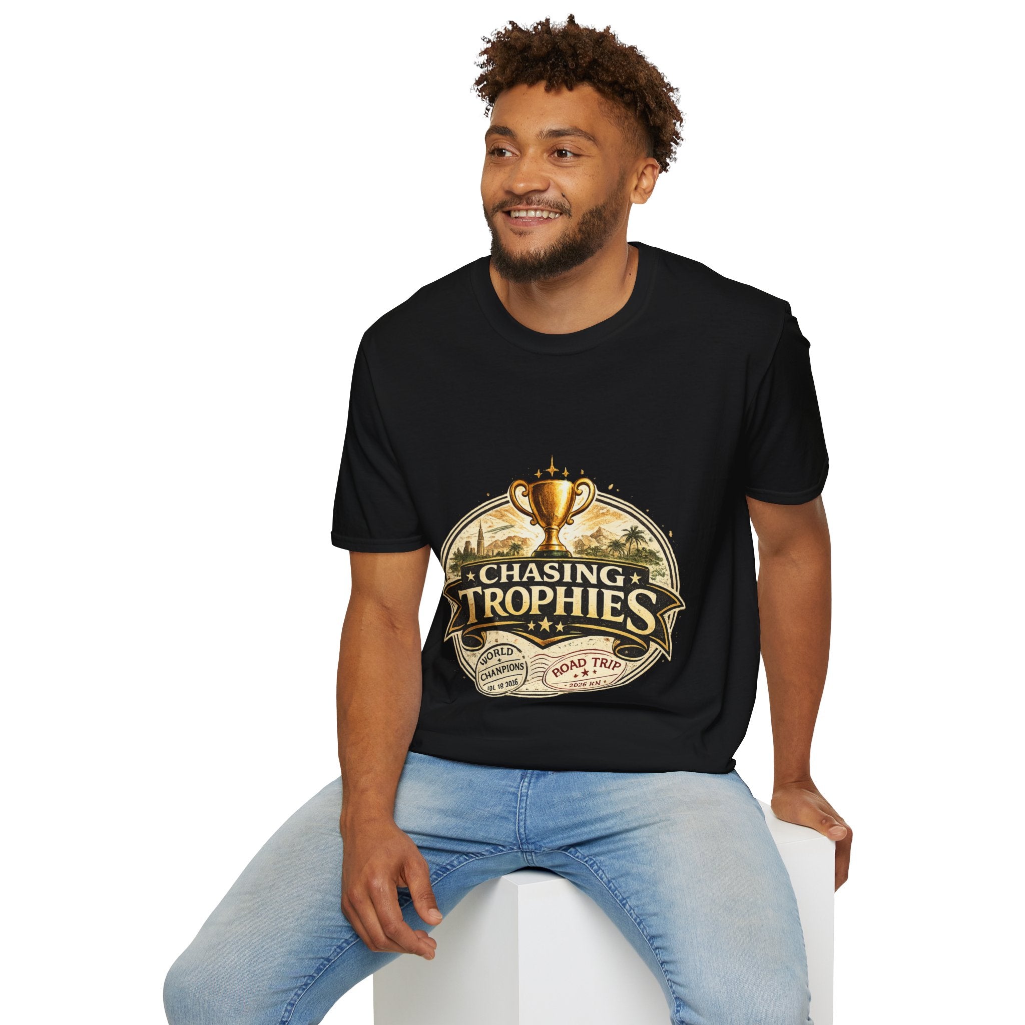 T-Shirt — Chasing Trophies Vintage Trophy Graphic Tee