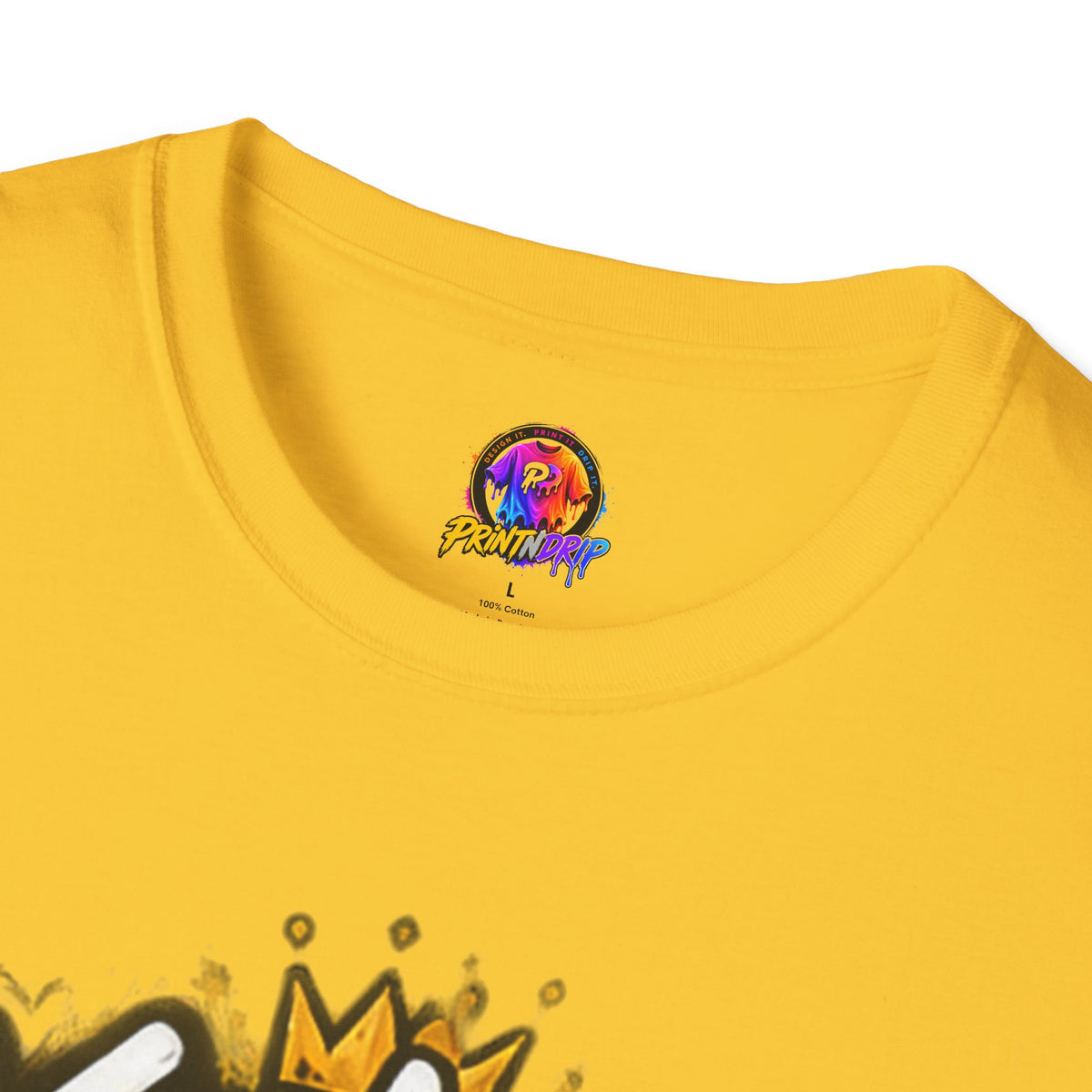 Children's Cancer Awareness T-Shirt — "Kids Fight The Toughest Battles" Gold Ribbon