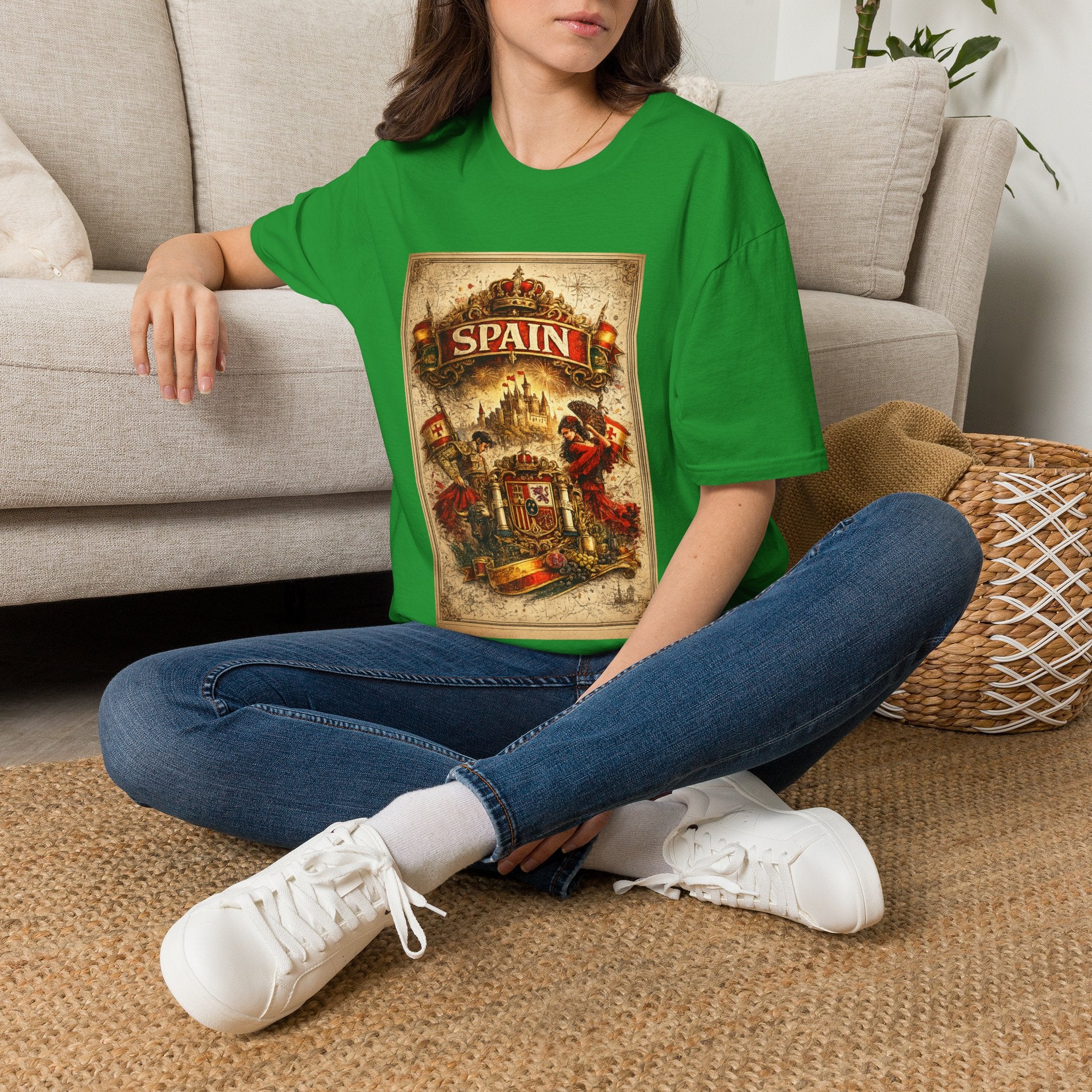 Spain Vintage Travel Graphic T‑Shirt — Retro Spanish Landmark Tee