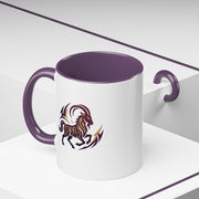 Capricorn Tribal Goat Accent Coffee Mug — Zodiac Horoscope Gift