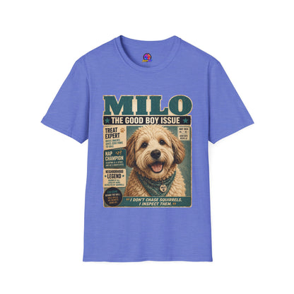 Milo 'The Good Boy Issue' Dog Magazine T-Shirt