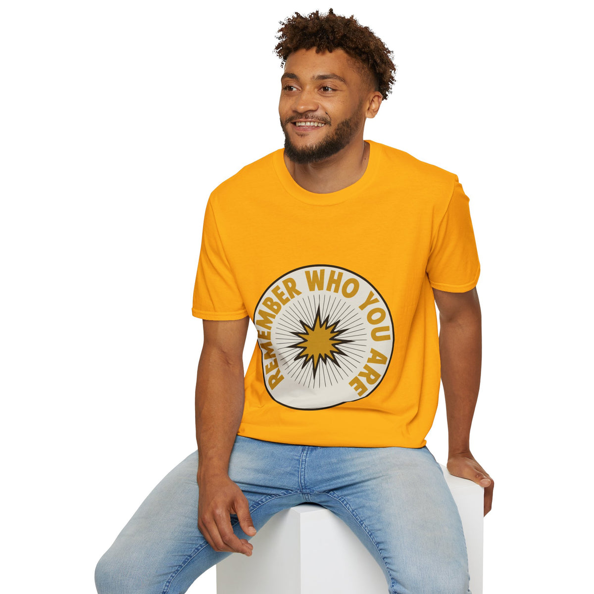 Remember Who You Are T-Shirt — Inspirational Retro Sunburst Tee - Trending Now - August 2026
