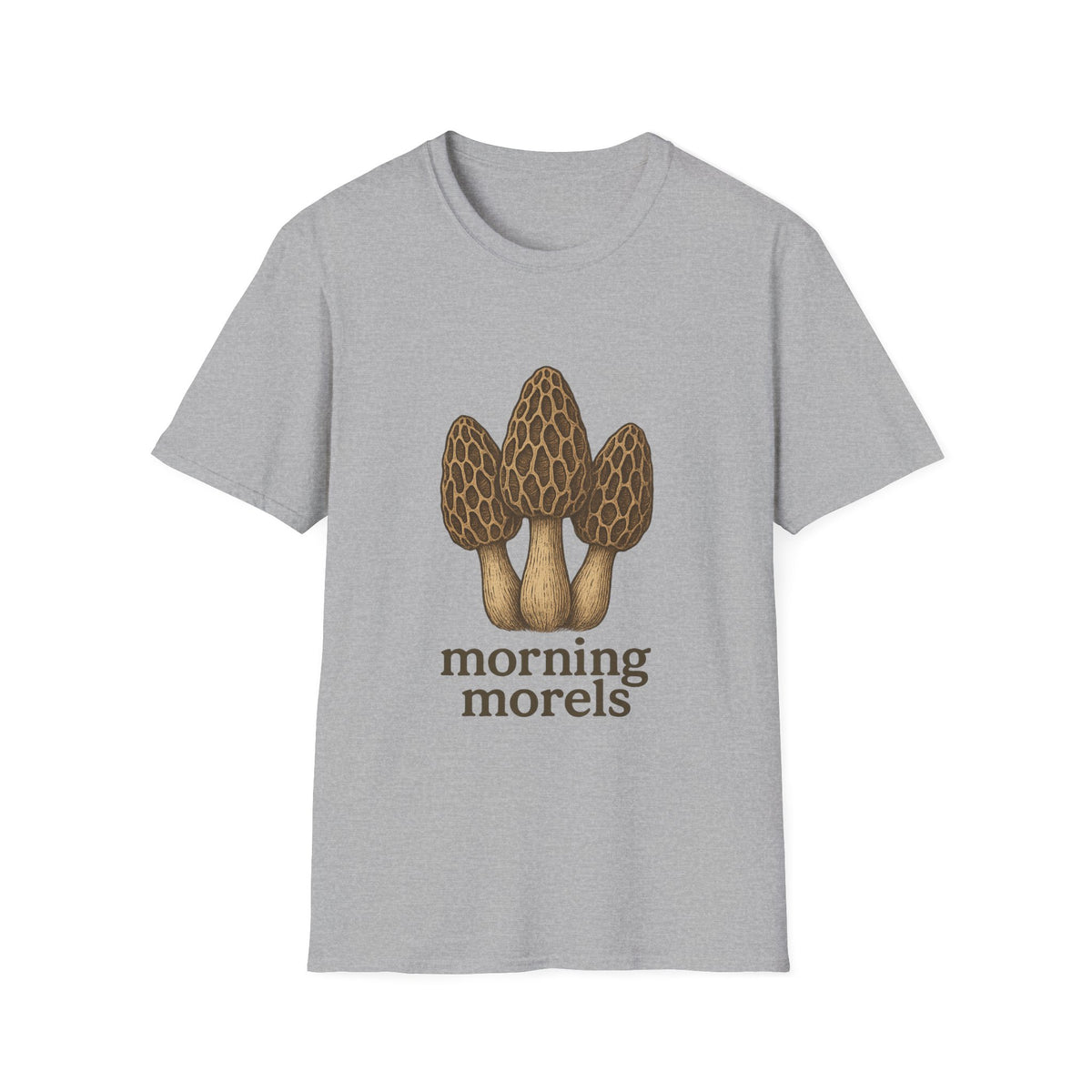 Morel Mushroom T-Shirt — Forager Graphic Tee ("Morel Hunter") - Trending Now - August 2026