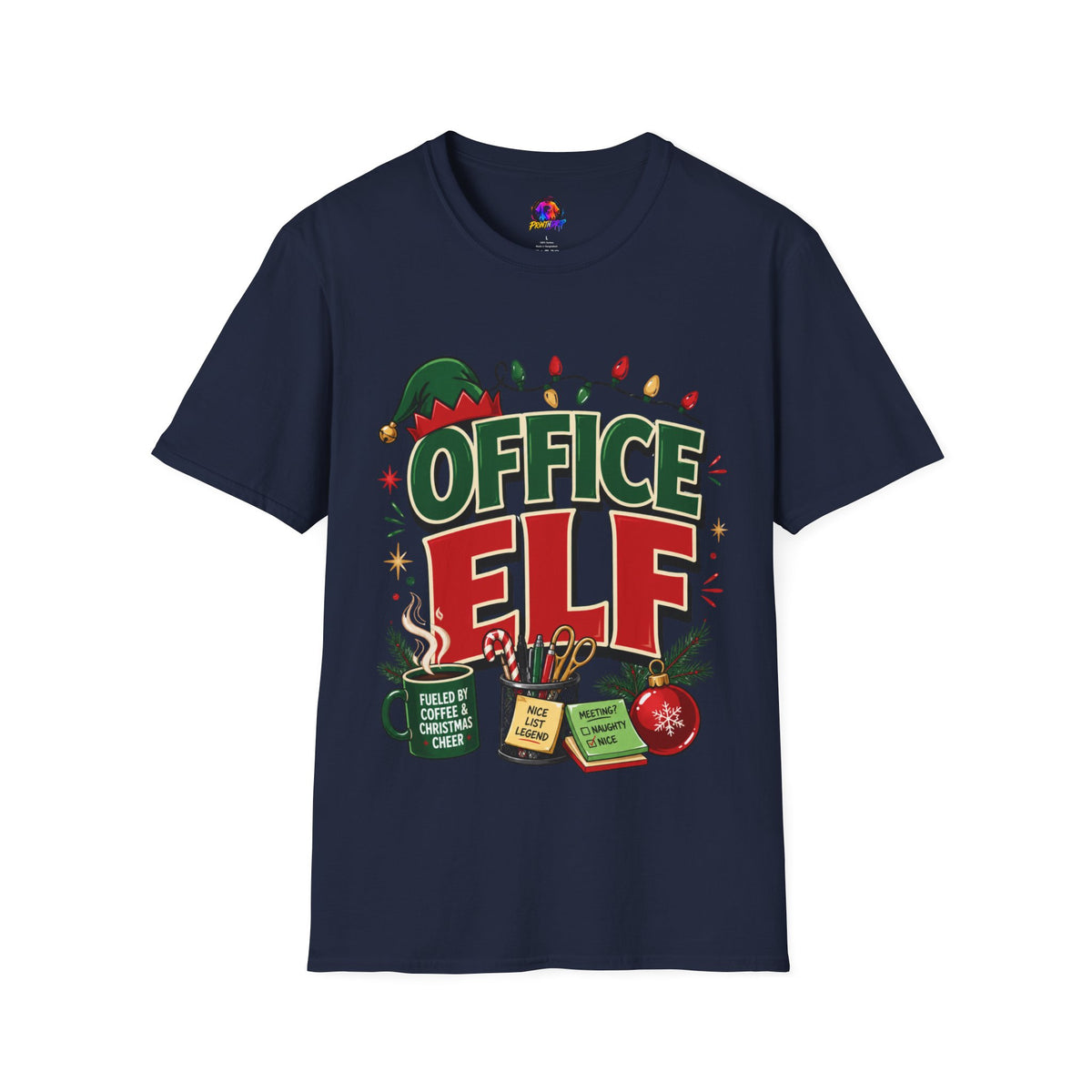 Office Elf T-Shirt — Funny Christmas Work Holiday Tee