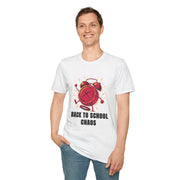 Back to School Chaos T-Shirt — Funny Alarm Clock Graphic Tee - Trending Now - August 2026