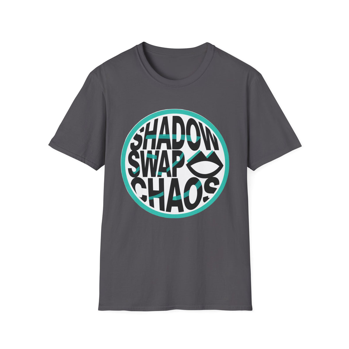 Shadow Swap Chaos T-Shirt — Retro Circular Surf/Skate Graphic Tee - Trending Now - August 2026