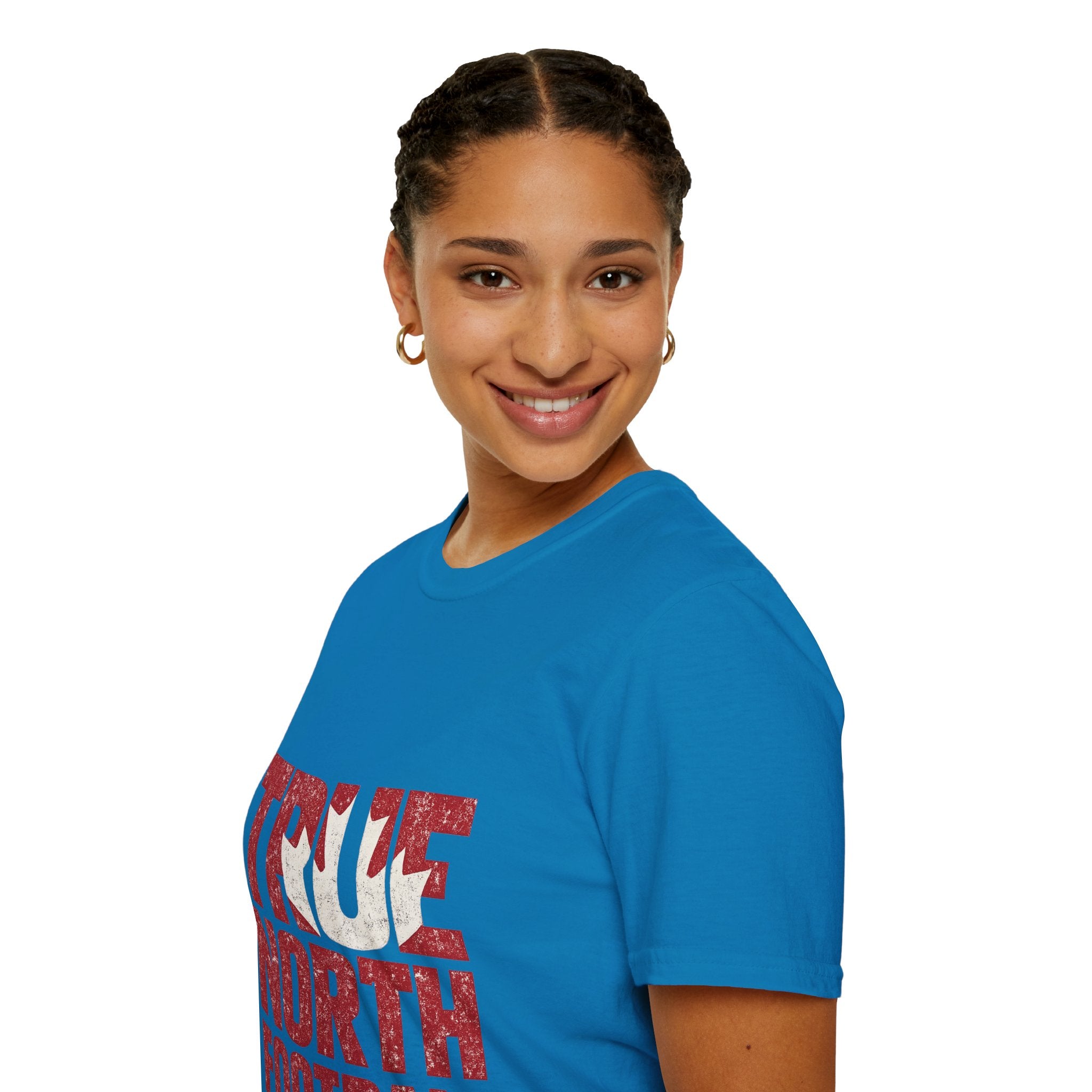 Canada True North Football T-Shirt — Vintage Canadian Leafs Sports Tee