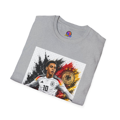 Germany Soccer Player Graphic T-Shirt — Jamal Musiala Germany Jersey Design