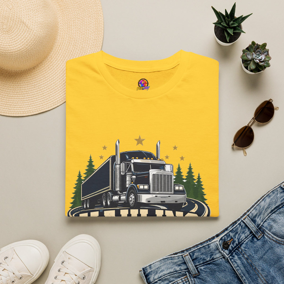 Christmas Truck T‑Shirt — "Hauling Holiday Cheer" Festive Trucker Tee