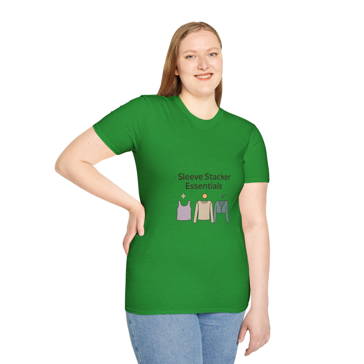 Sleeve Stacker Essentials T-Shirt — Minimalist Layering Outfit Graphic Tee - Trending Now - October 2026
