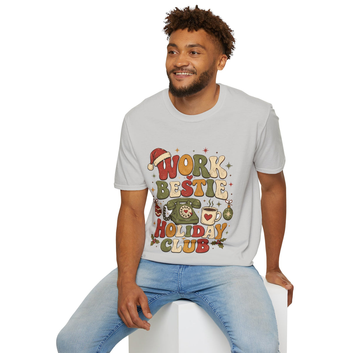 Work Bestie Holiday Club T-Shirt