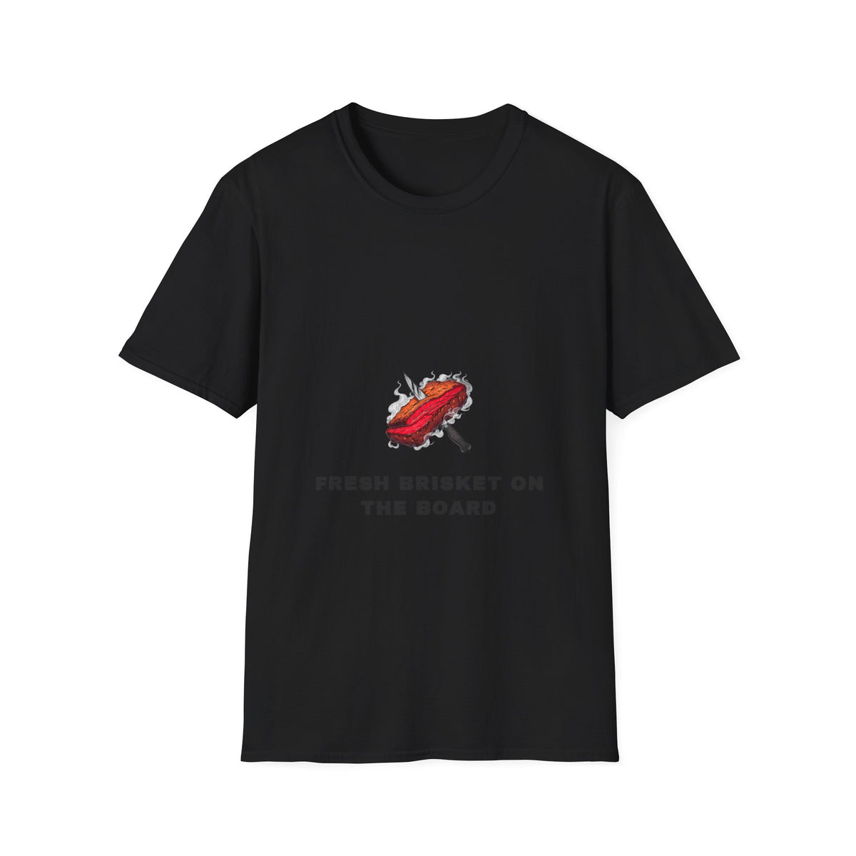 Fresh Brisket On The Board BBQ Knife White Graphic Tee - Trending Now - September 2026