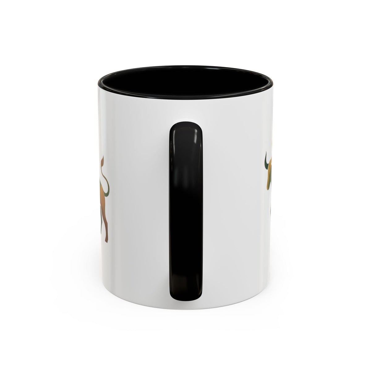 Taurus Geometric Bull Accent Coffee Mug — Taurus Zodiac Gift
