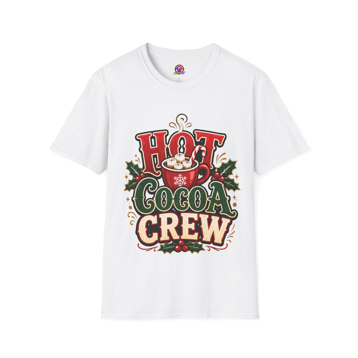 Hot Cocoa Crew T‑Shirt — Cozy Holiday Hot Chocolate Graphic Tee