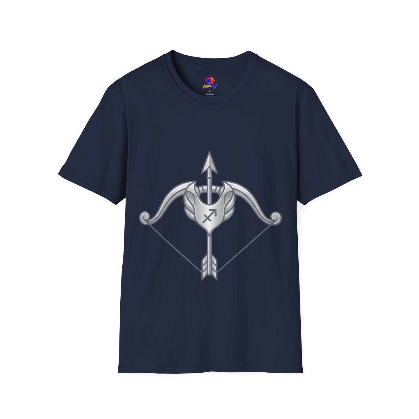 Arrow Heart T-Shirt — Minimal Cupid Bow & Arrow Design