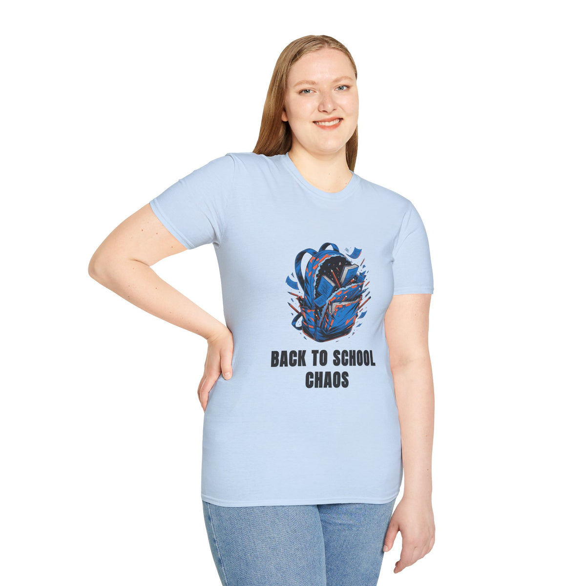 Back to School Chaos T-Shirt — Graphic Backpack Design - Trending Now - August 2026
