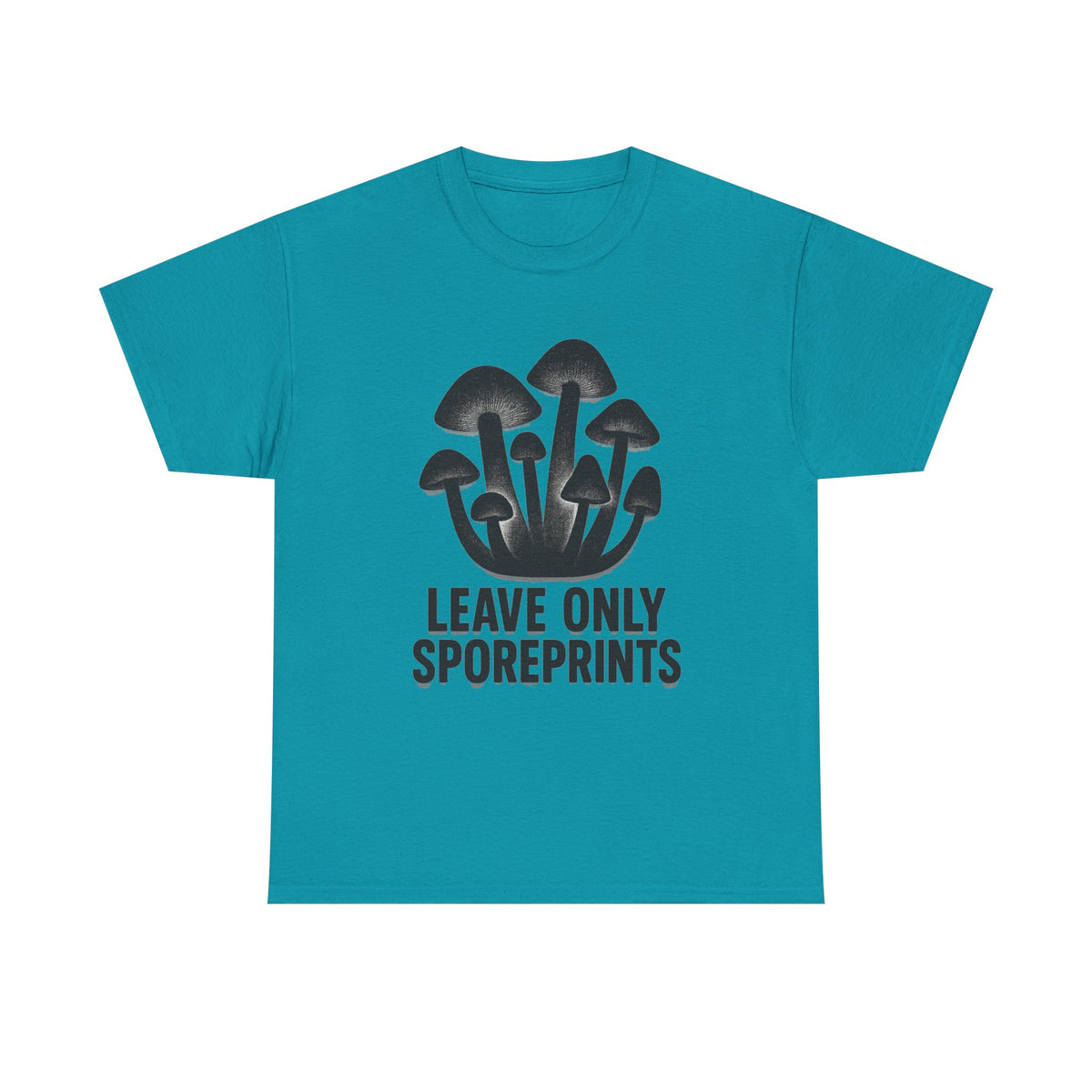 Mushroom Tee — "Leave Only Sporeprints" Eco Nature Graphic Shirt - Trending Now - August 2026