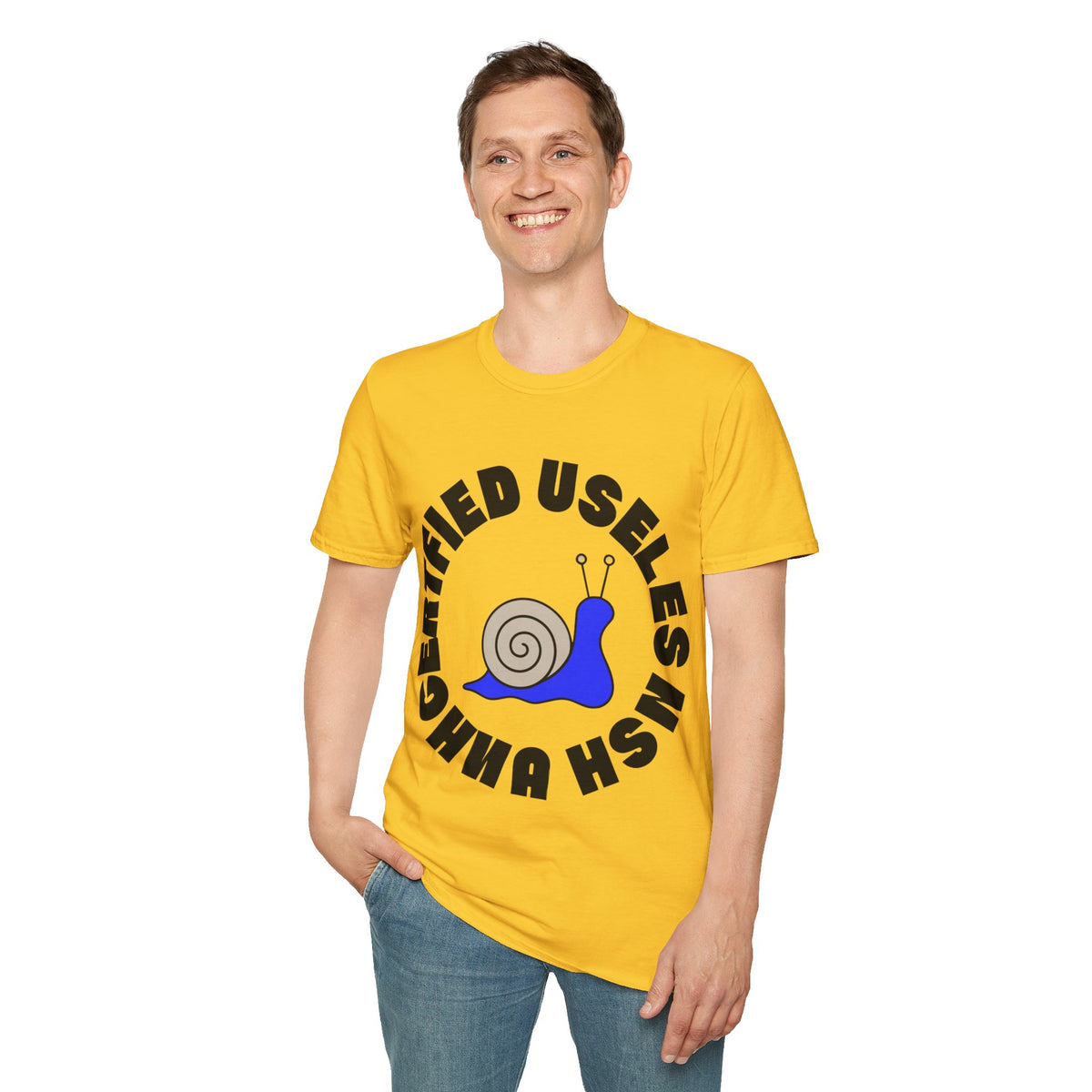 Certified Useless Snail T-Shirt — Funny Cute Graphic Tee for Sarcastic Gifts - Trending Now - August 2026
