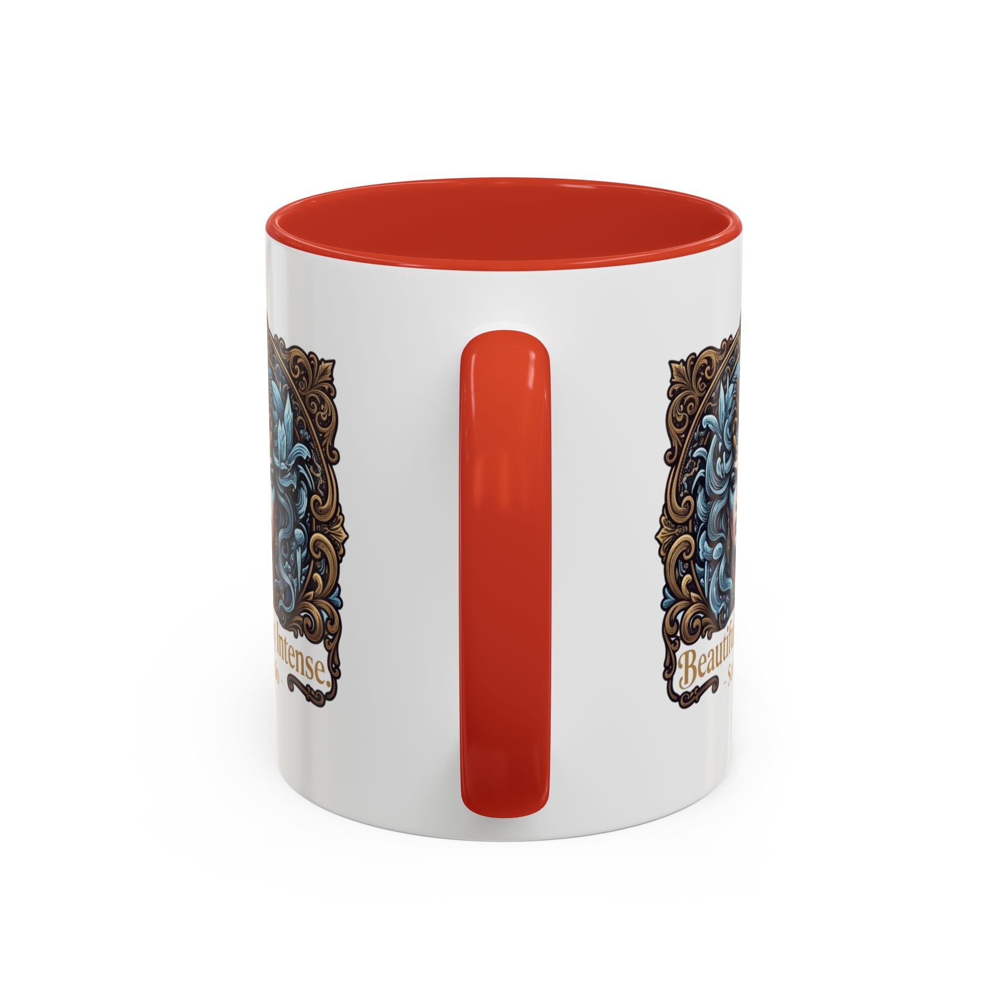 Scorpio Accent Coffee Mug — "Beautifully Intense" Zodiac Design (11/15oz)