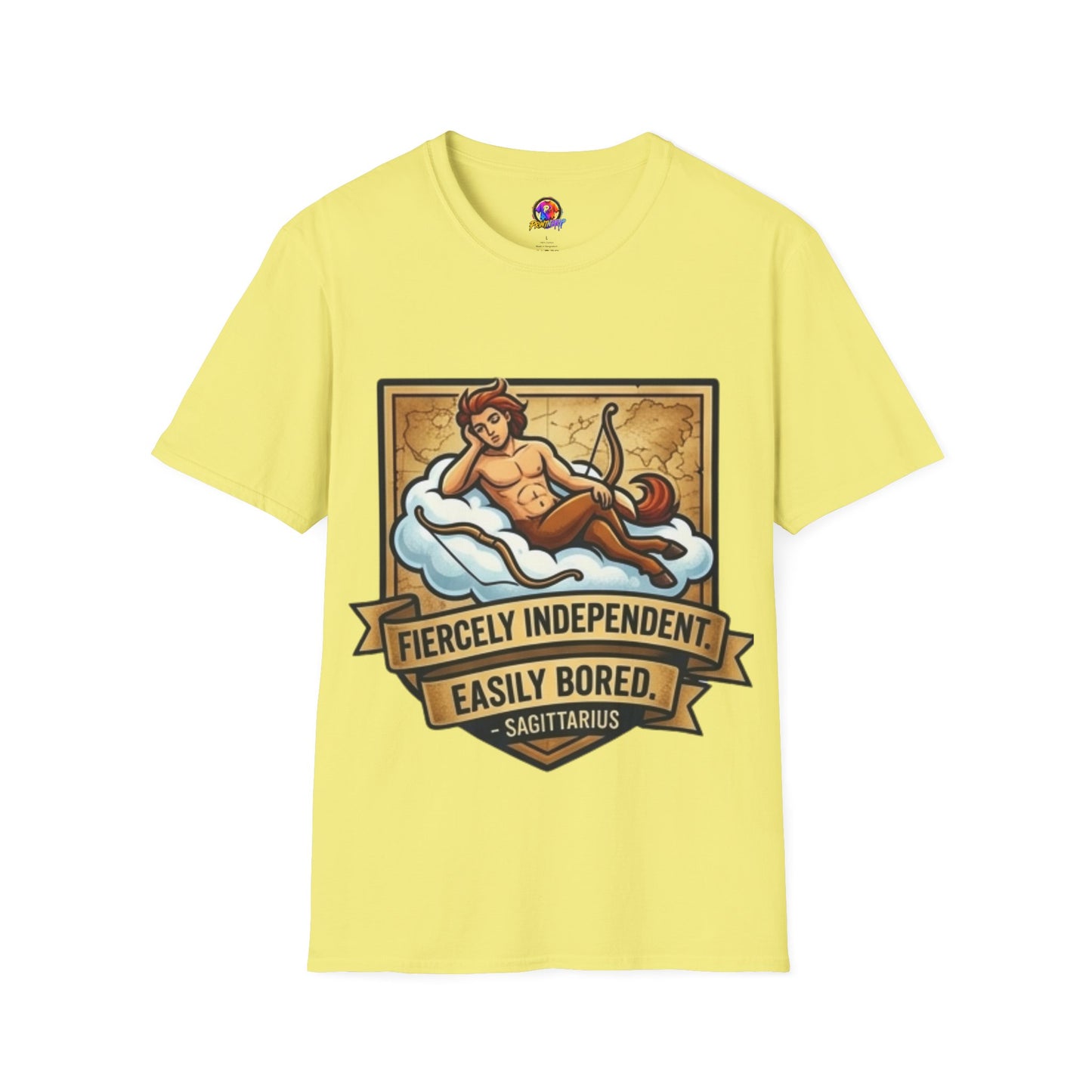 Sagittarius Zodiac T‑Shirt — Fiercely Independent, Easily Bored Astrology Tee