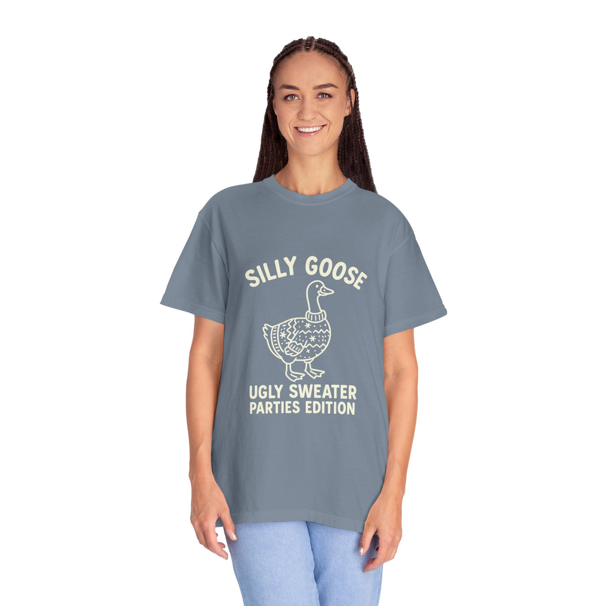 Silly Goose Ugly Sweater Parties Edition T-Shirt - Trending Now - October 2026