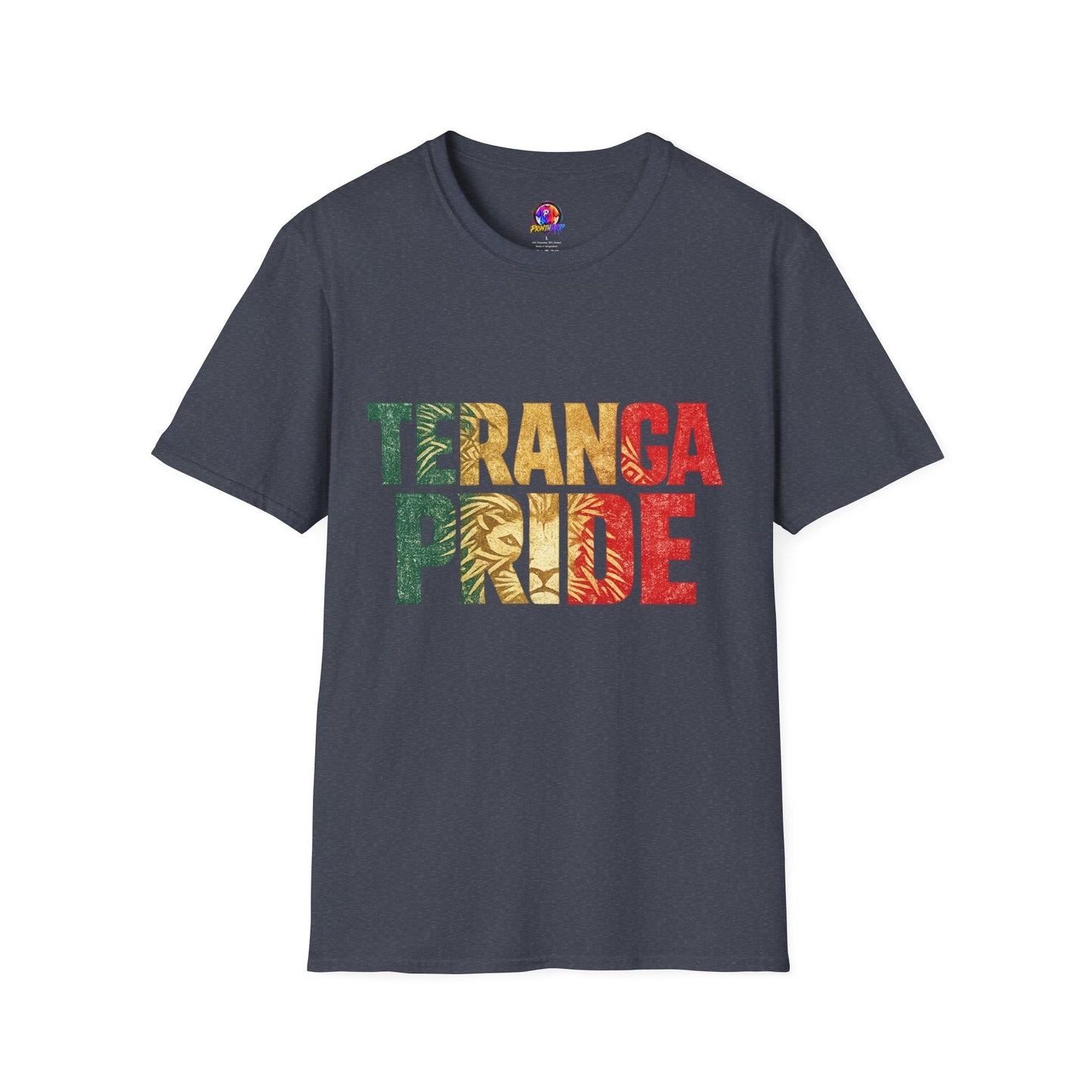Senegal Teranga Pride T-Shirt — Senegal Flag Colors & Lion Graphic