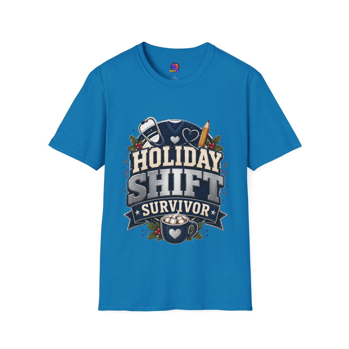 Holiday Shift Survivor T-Shirt — Nurse & Healthcare Worker Gift