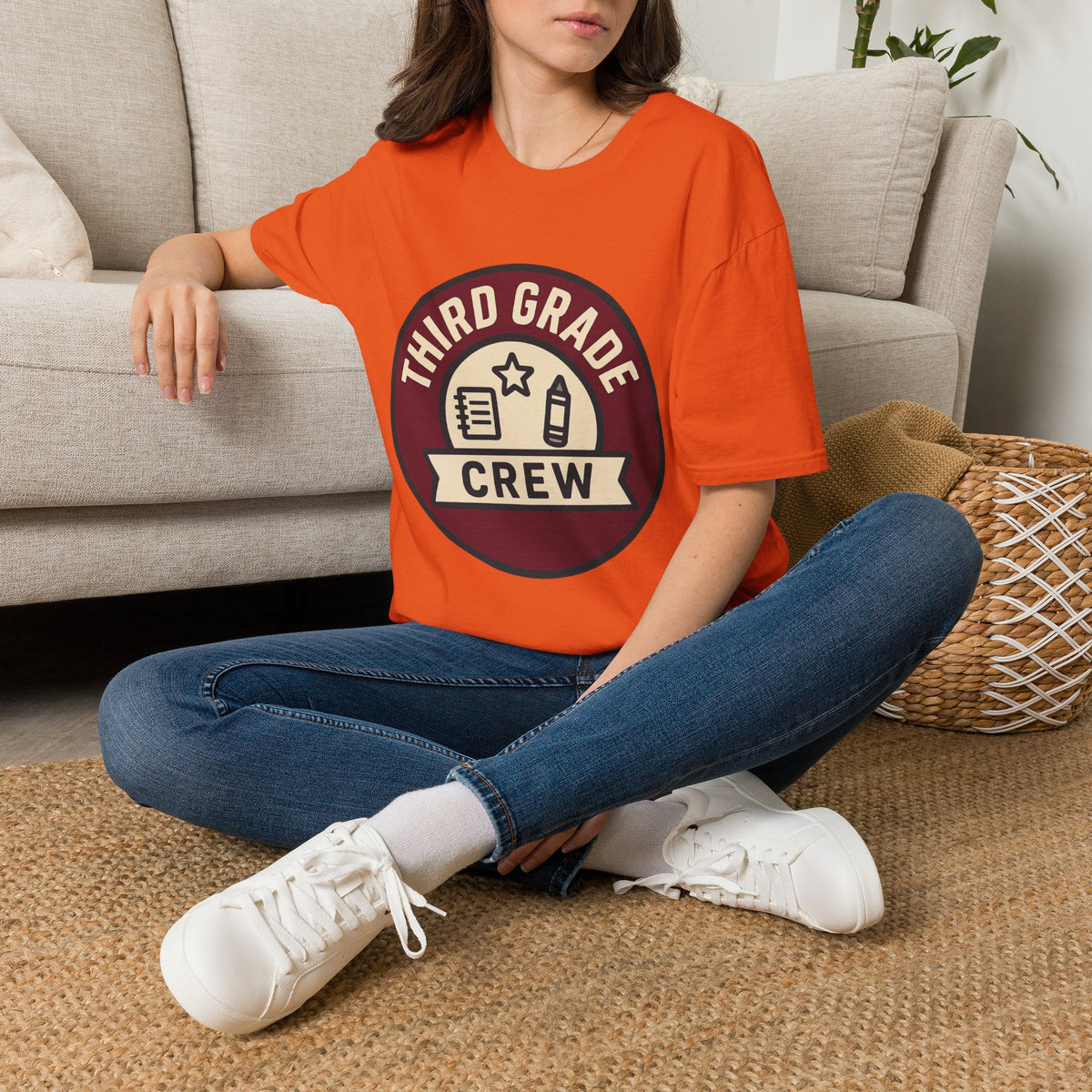 Third Grade Crew T-Shirt — Retro School Teacher & Student Tee - Trending Now - August 2026