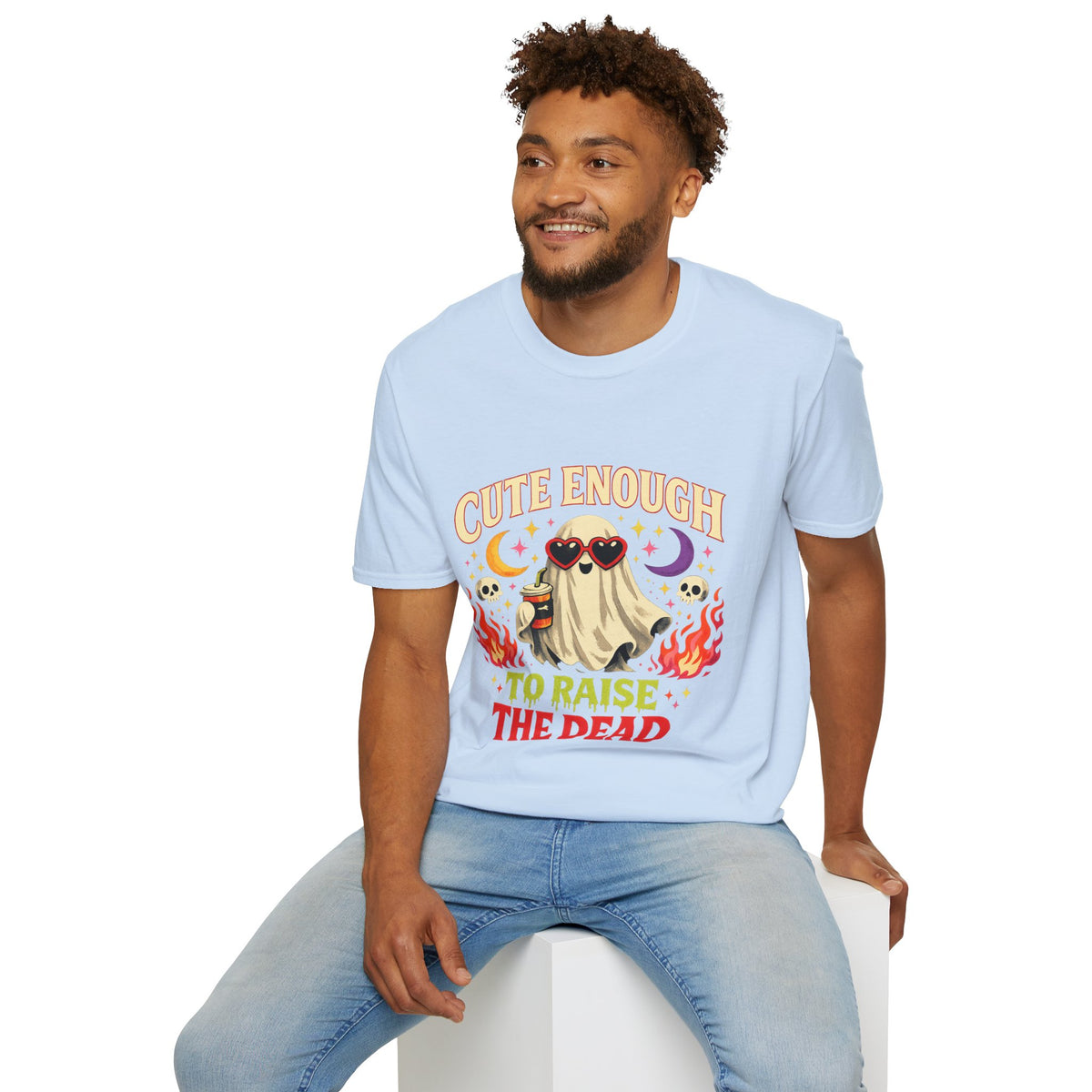 Halloween Cute Enough Unisex Softstyle T-Shirt