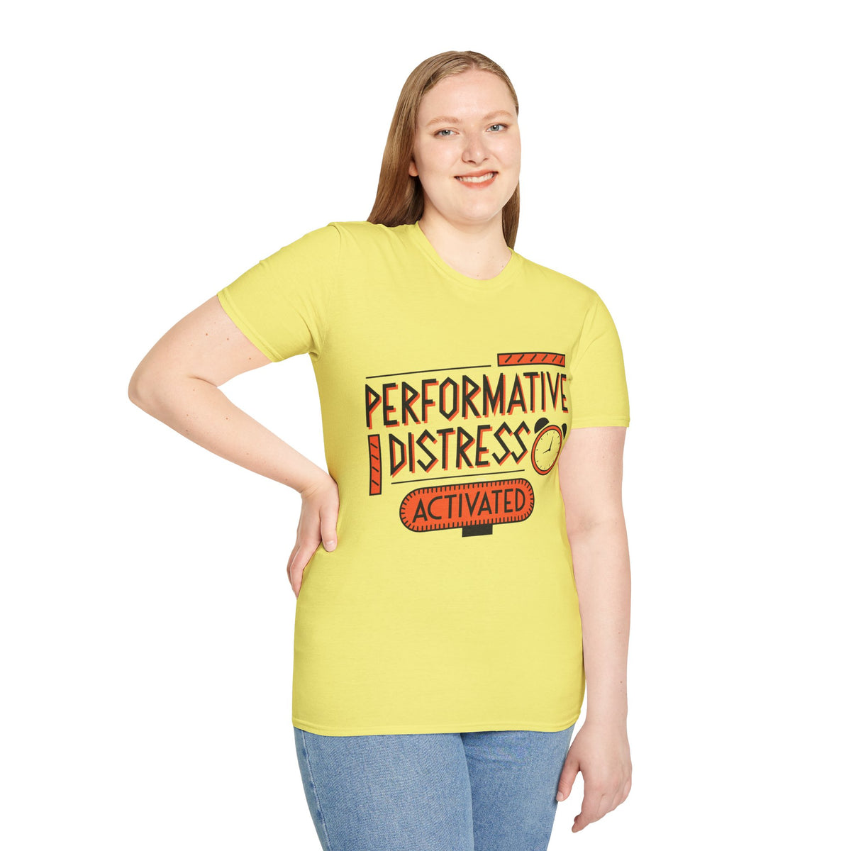 Performative Distress Activated T-Shirt - Trending Now - August 2026