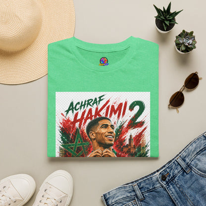 Achraf Hakimi #2 Soccer T-Shirt — Morocco Football Fan Tee