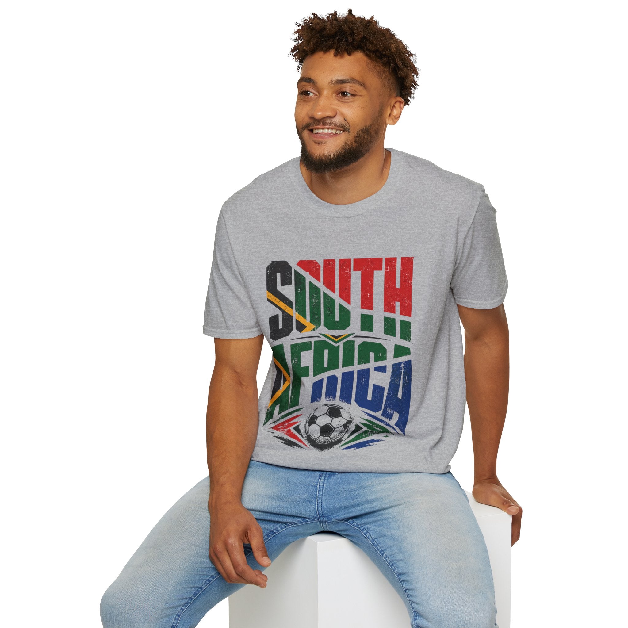 South Africa Soccer T-Shirt — Vintage Flag Football Fan Tee