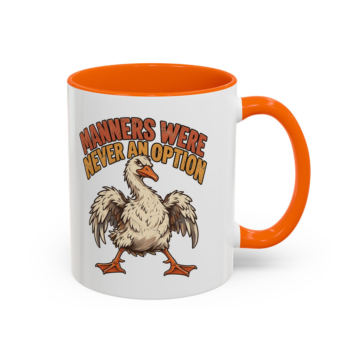 Manners Were Never An Option Funny And Witty  Coffee Mug