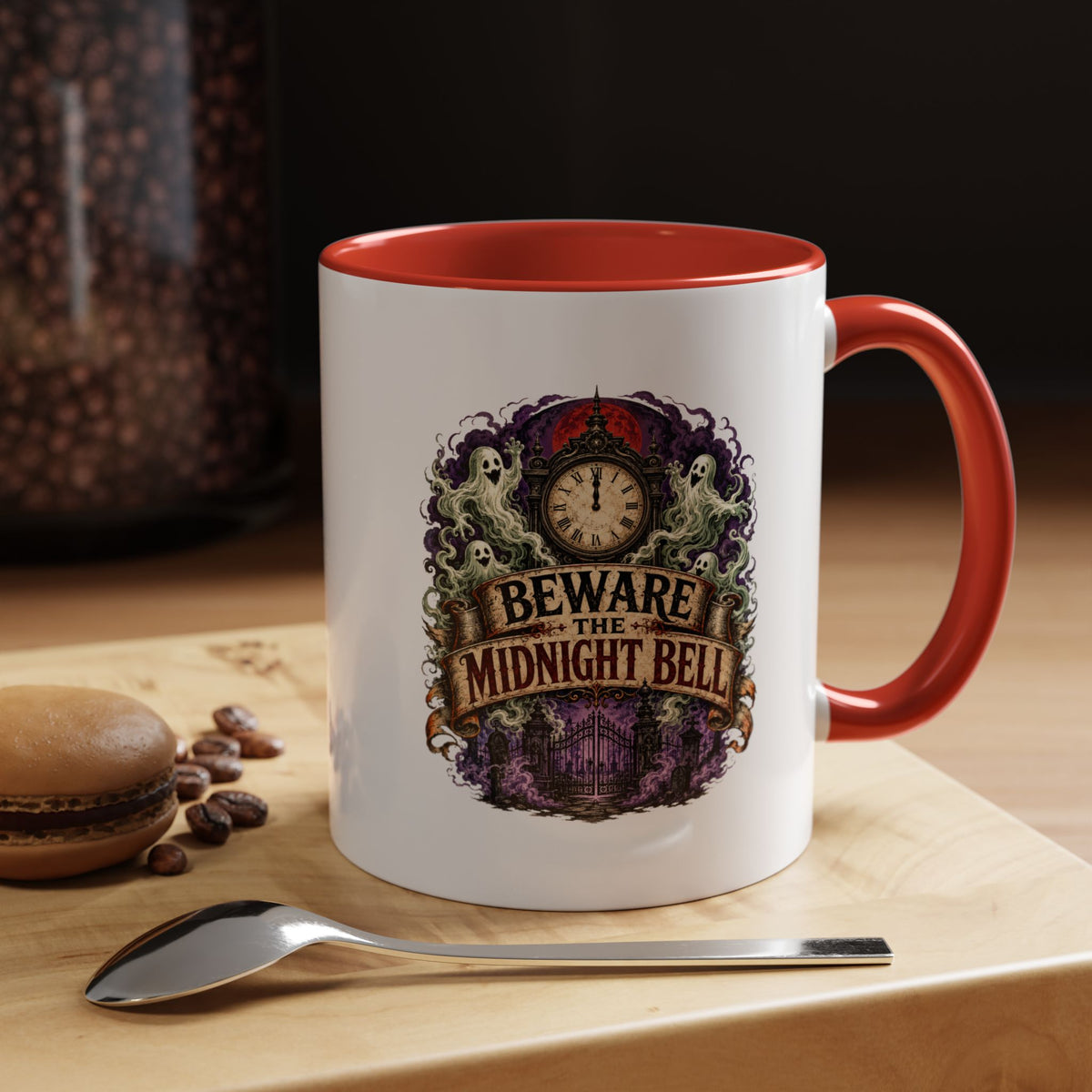 Halloween Beware Of Midnight Accent Coffee Mug