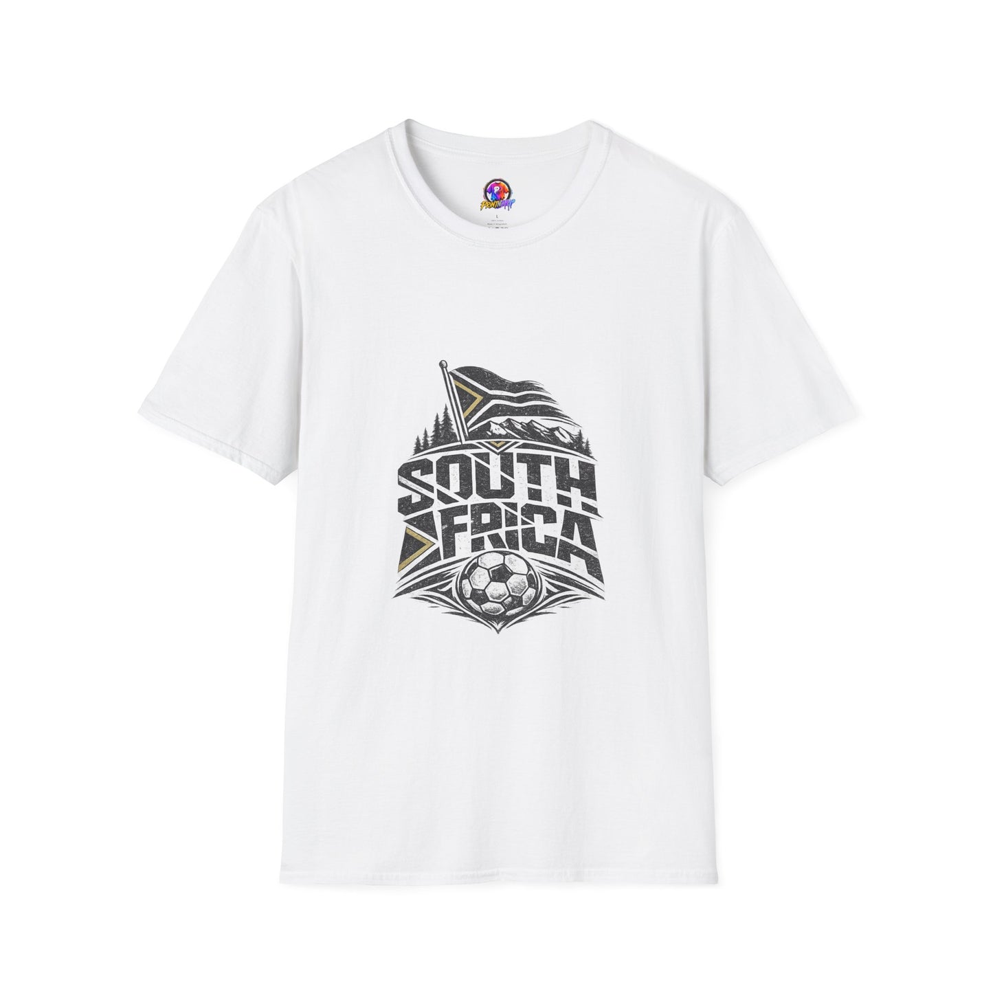 South Africa Flag & Soccer Crest T‑Shirt