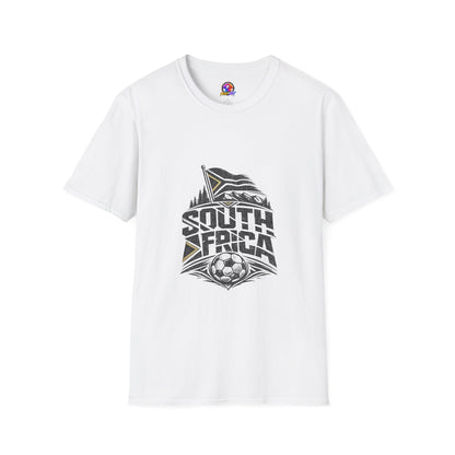 South Africa Flag & Soccer Crest T‑Shirt
