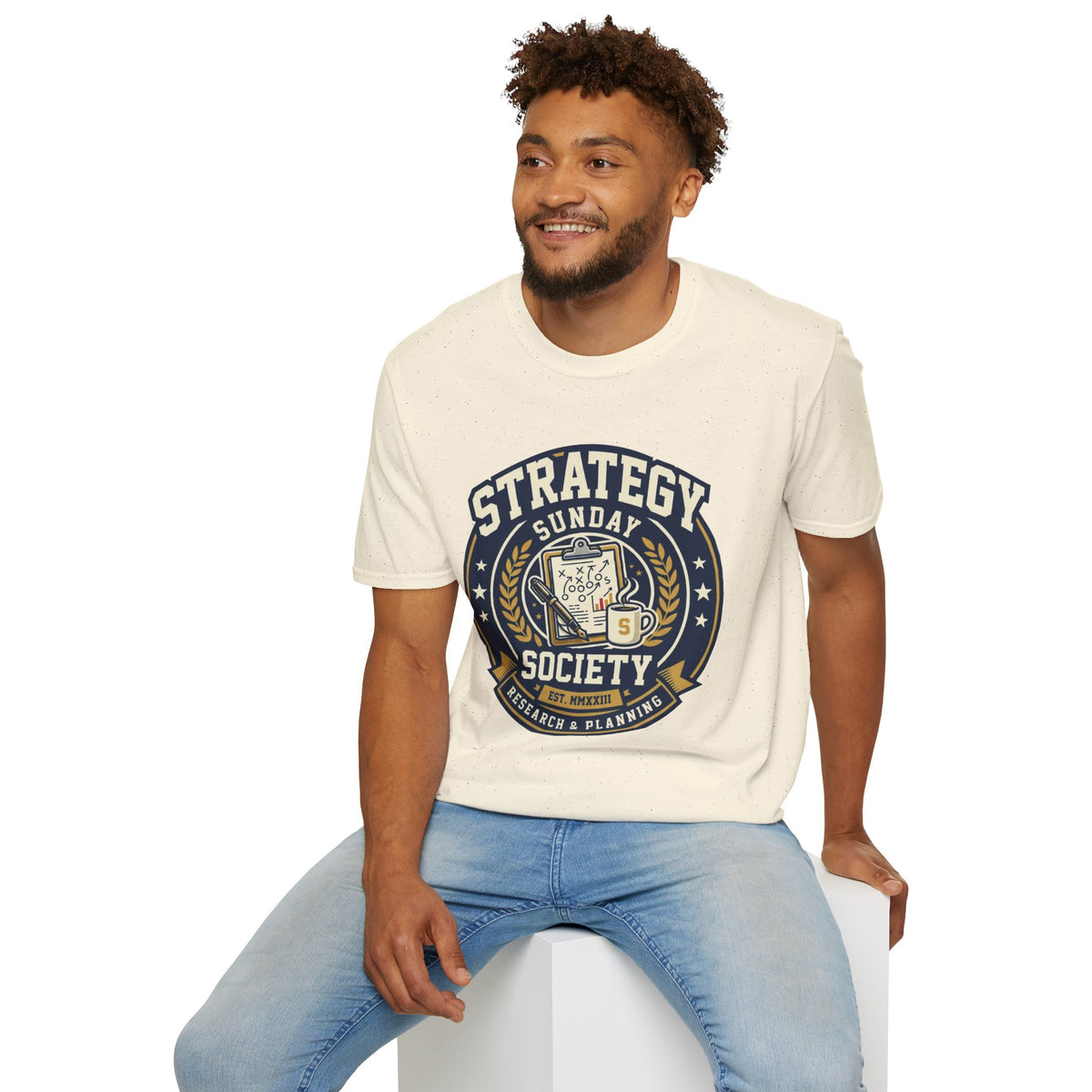 Strategy Society Sunday T‑Shirt — Retro Emblem Gaming / Strategy Club Tee - Trending Now - August 2026
