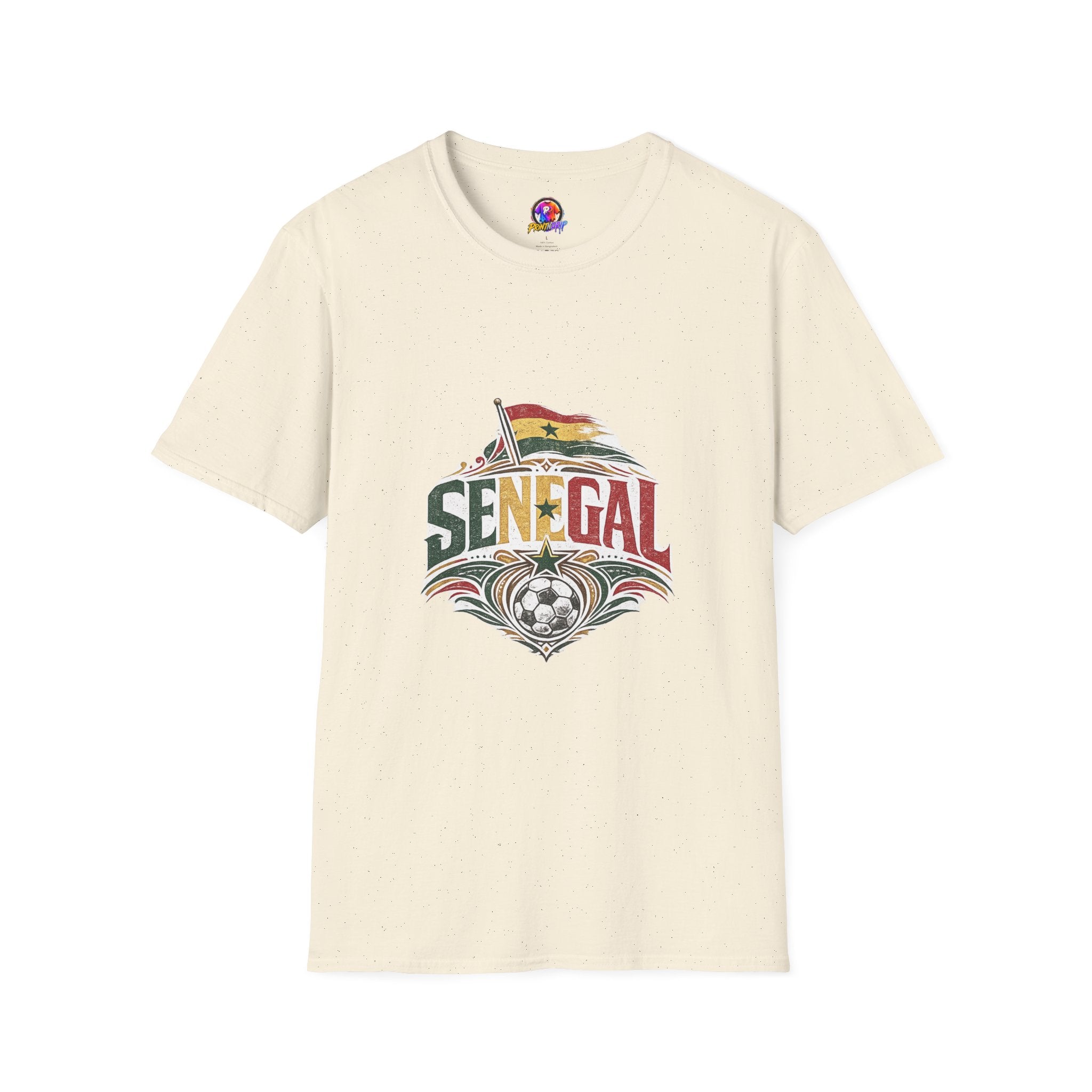 Senegal Flag Graphic T-Shirt — Vintage Senegal Pride Tee