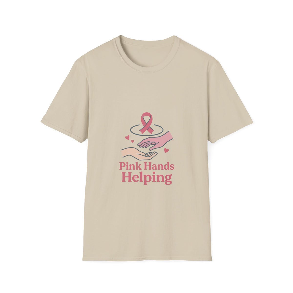 Breast Cancer Support T-Shirt — Pink Hands Helping Tee - Trending Now - October 2026